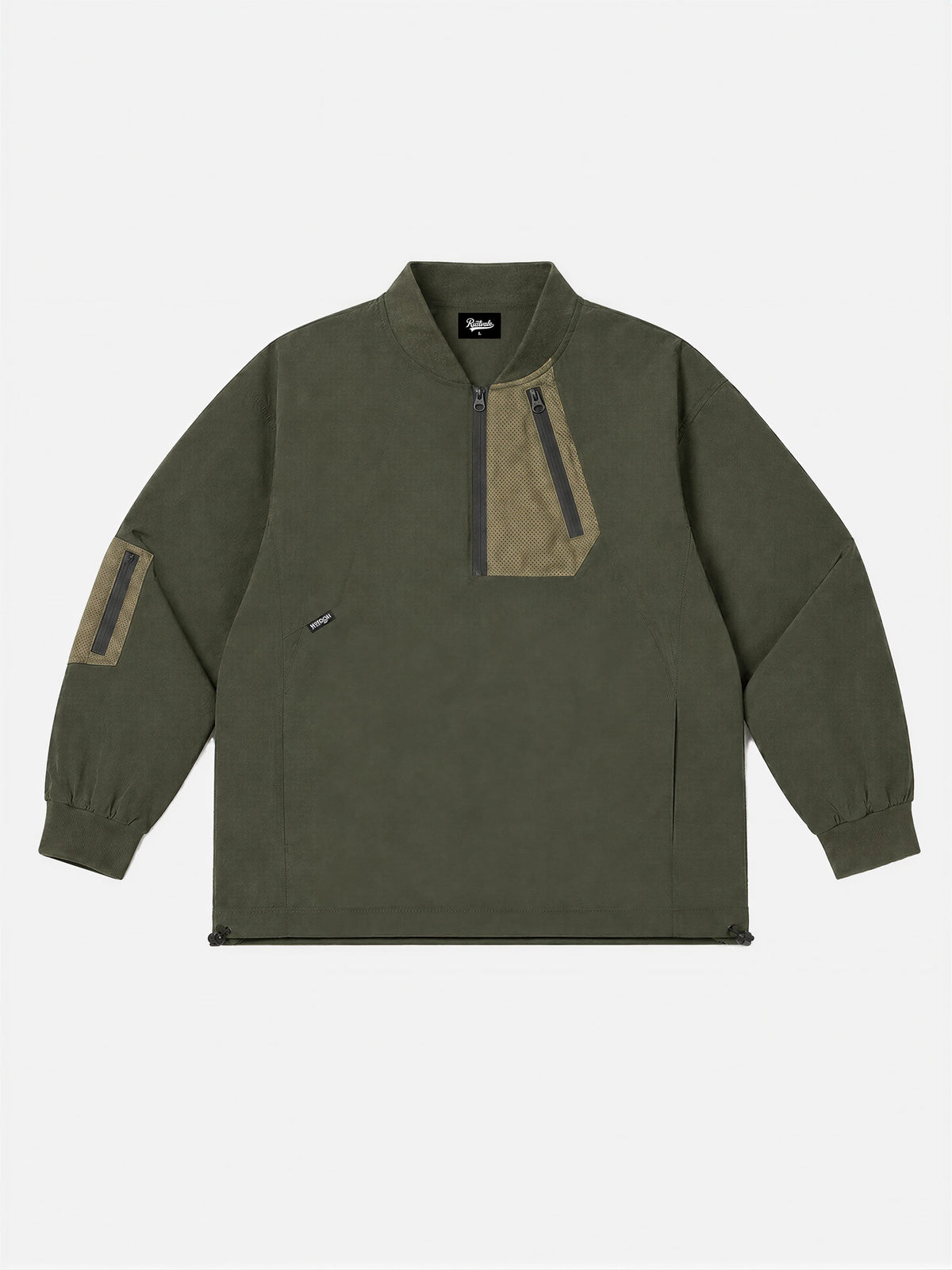 Trendy Color-block Pullover Cargo Jacket