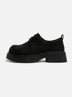 Platform Height-increasing Work Boots / Casual Leather Shoes