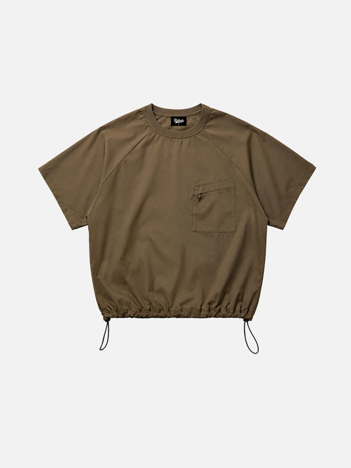 Outdoor Quick-drying Loose-fit T-shirt With Drawstring