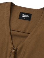 Retro Layering Multi-pocket Cargo Vest