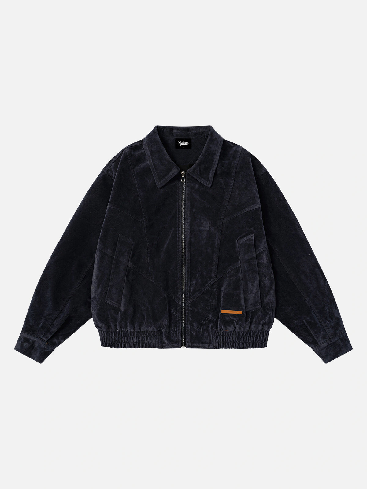Retro Waist-defining Suede Jacket