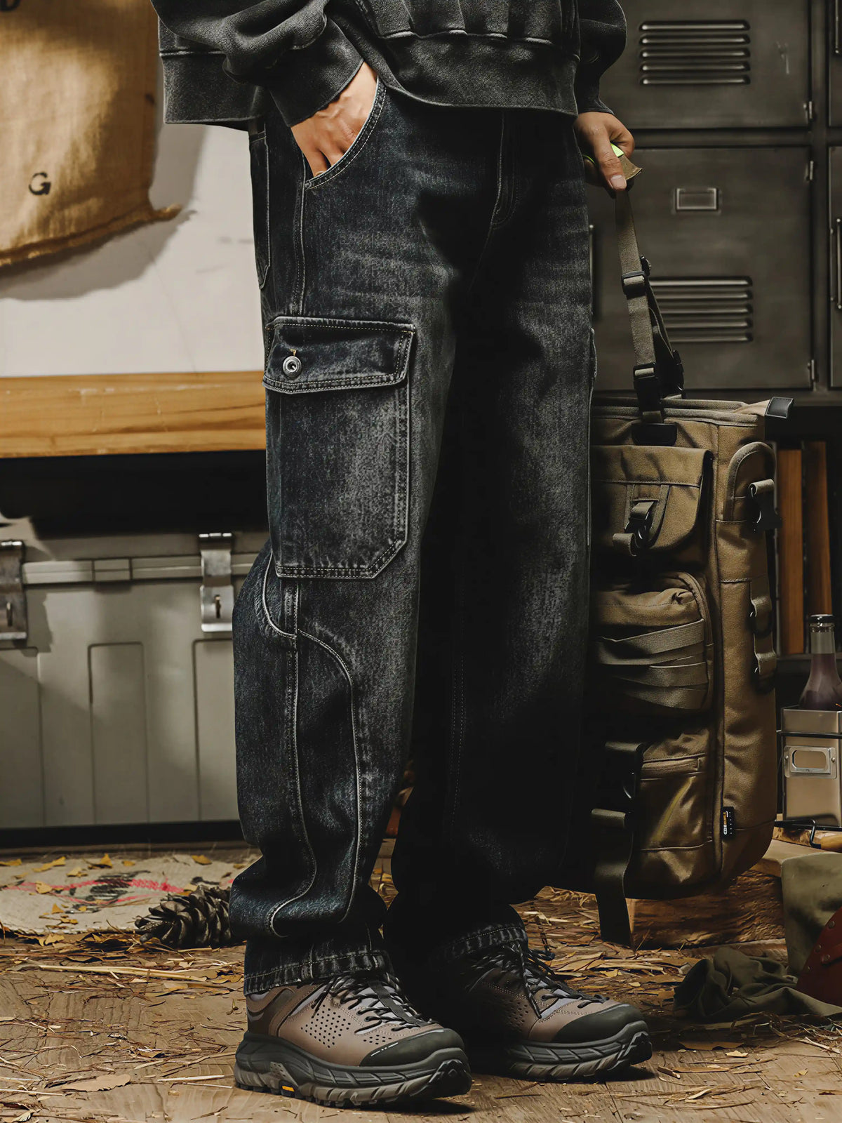 American-style Heavyweight Vintage Work Pants