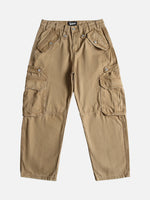 Retro Amekaji Multi-pocket Cargo Pants