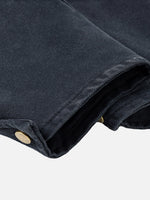 Washed Distressed Work Jacket