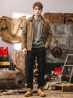 Maillard-style Straight-leg Casual Cargo Pants