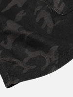 High-street Camouflage Cargo Denim Capris