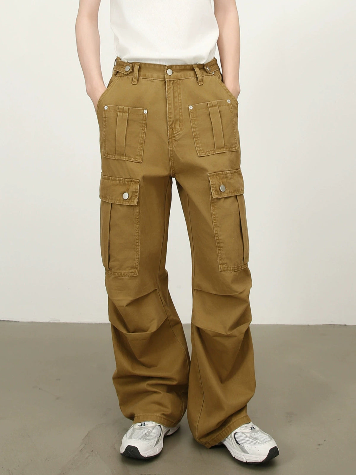 American Retro Multi-pocket Cargo Pants