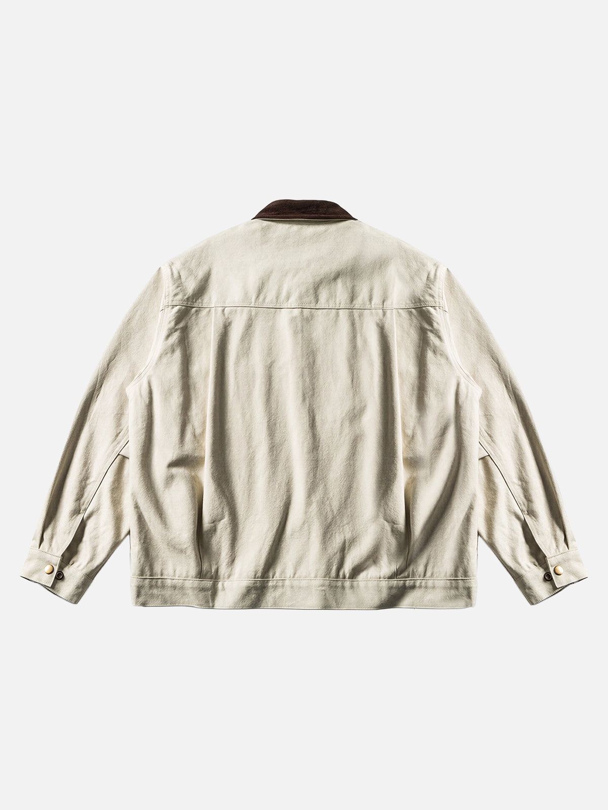 Color-block Lapel Work Jacket
