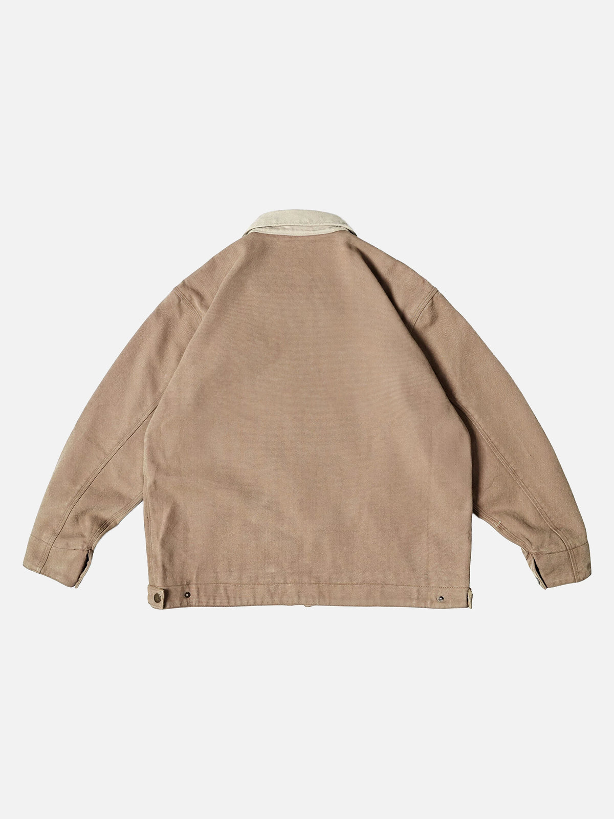 Vintage Distressed Washed Workwear Jacket