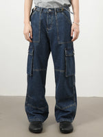 American Retro Multi-pocket Cargo Pants