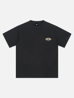 Minimal Retro Chest Badge Tee