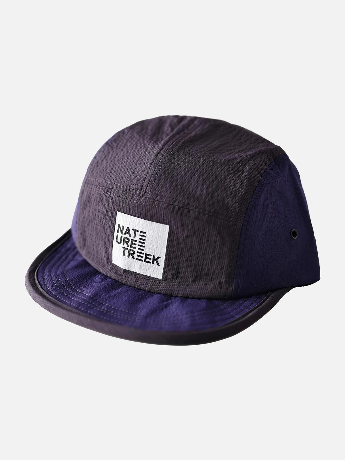 Quick-drying, Color-block, Short-brimmed 5-panel Baseball Cap