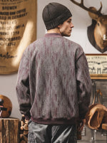 Vintage-style Heavyweight, Loose-fit, Plus-size Henley Sweatshirt