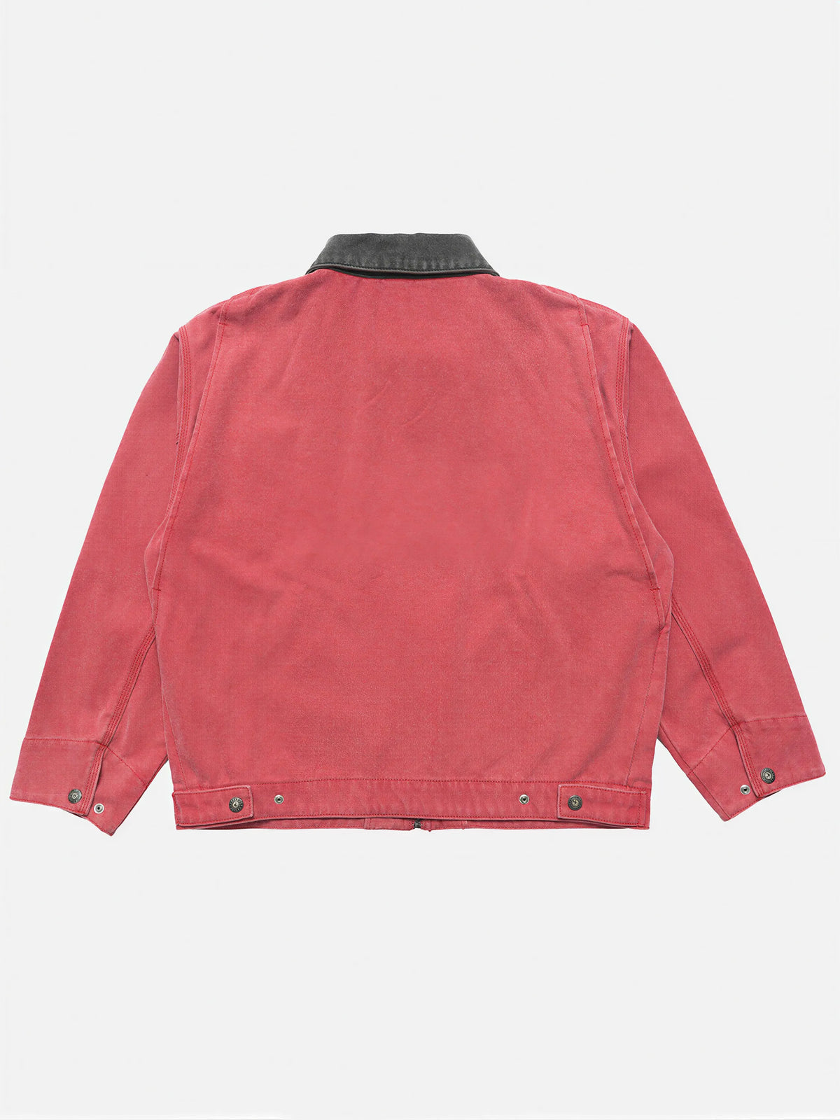 American-style Washed, Color-blocked Work Jacket