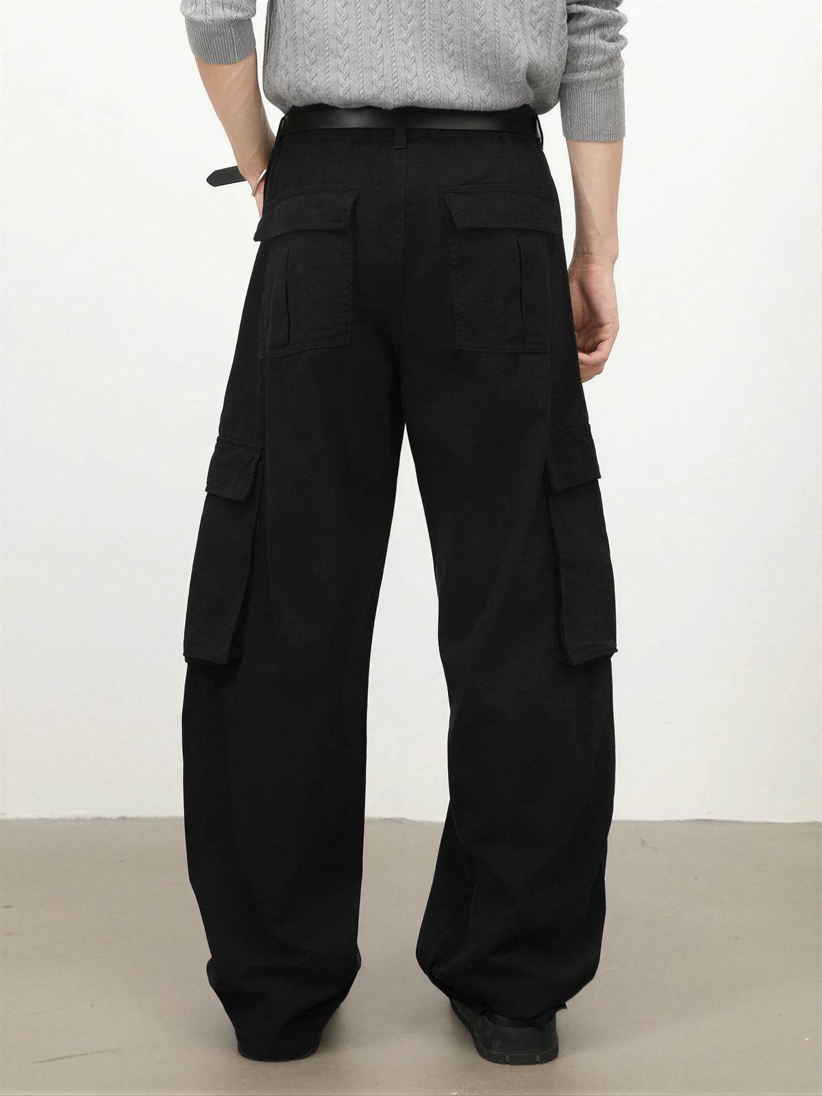 Pure Cotton Multi-pocket Cargo "saber" Jeans