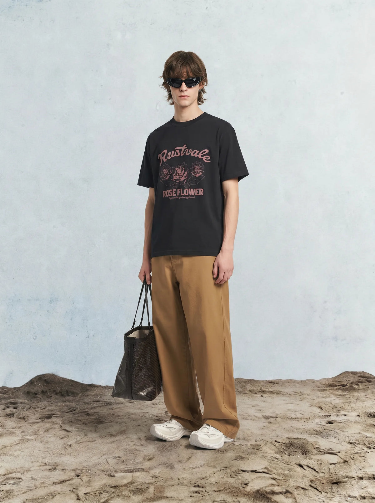 Rustvale Rosen-Motiv T-Shirt