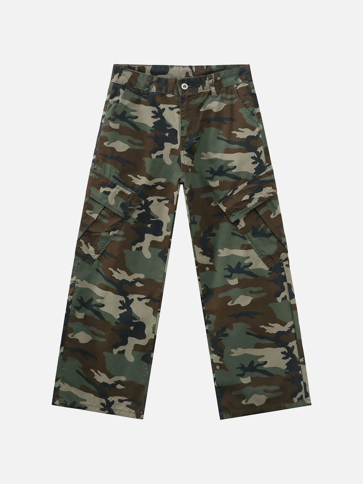 American Retro Camouflage Cargo Pants