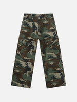 American Retro Camouflage Cargo Pants