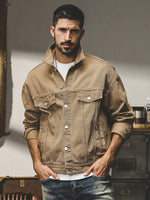 Classic American-style Vintage Denim Jacket