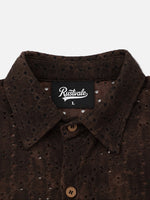 Retro Distressed Short-sleeve Shirt