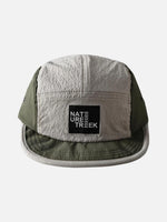 Quick-drying, Color-block, Short-brimmed 5-panel Baseball Cap