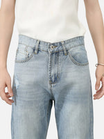 Vintage Washed Blue Distressed Jeans