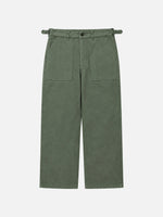 Minimalist, Textured, Loose-fit Casual Trousers