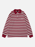 American Retro-style Loose-fit Long-sleeve T-shirt
