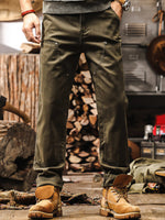 Maillard-style Straight-leg Casual Cargo Pants
