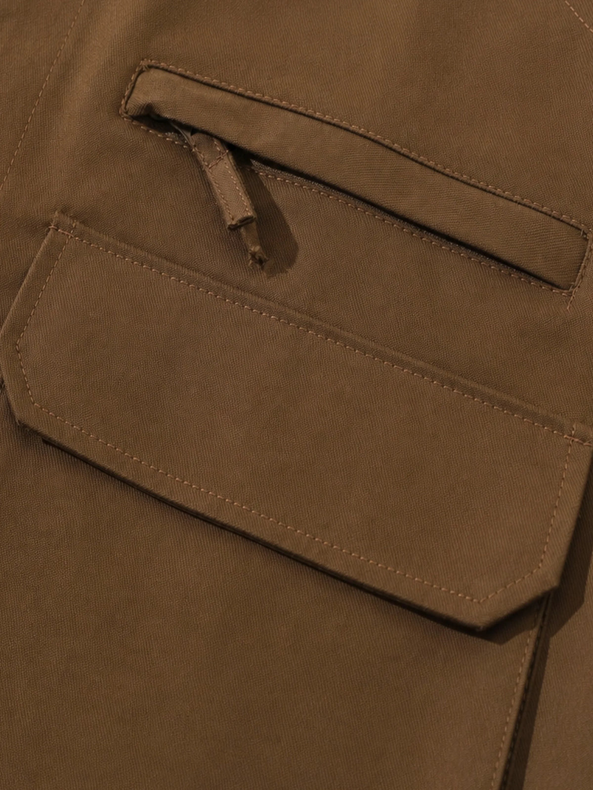 Retro Layering Multi-pocket Cargo Vest