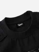 T-Shirt mit einzigartigem Schulterausschnitt-Design