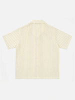 British-style Openwork Short-sleeve Shirt