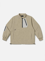 Trendy Color-block Pullover Cargo Jacket