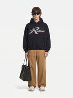 Minimal Dot-matrix Logo Hoodie