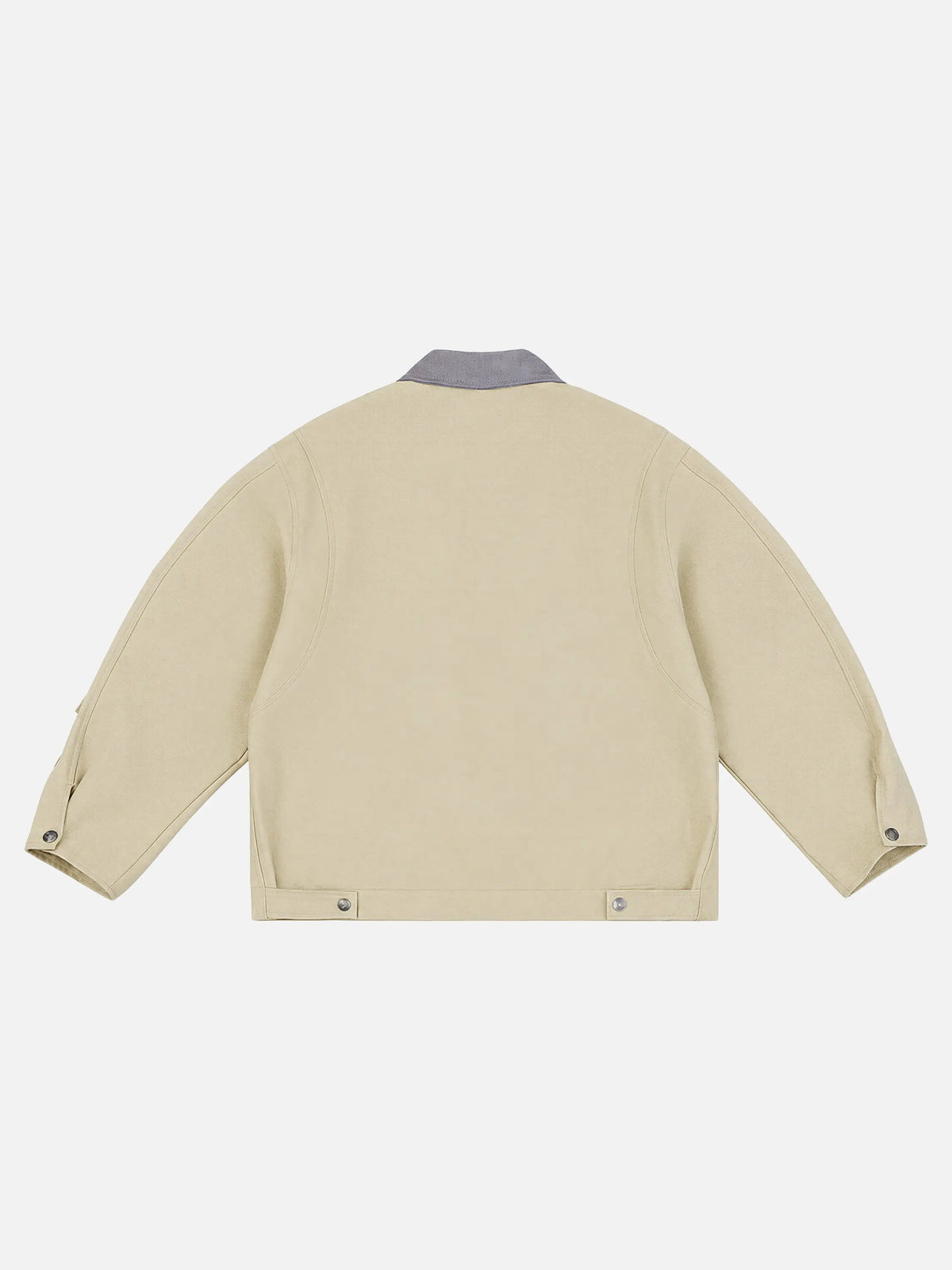 Barn-style Workwear Canvas Loose-fit Jacket