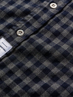 Japanese-style Retro Plaid Loose Long-sleeve Shirt
