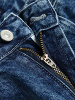 Washed Tapered Cargo Pants