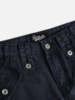 Retro Amekaji Multi-pocket Cargo Pants