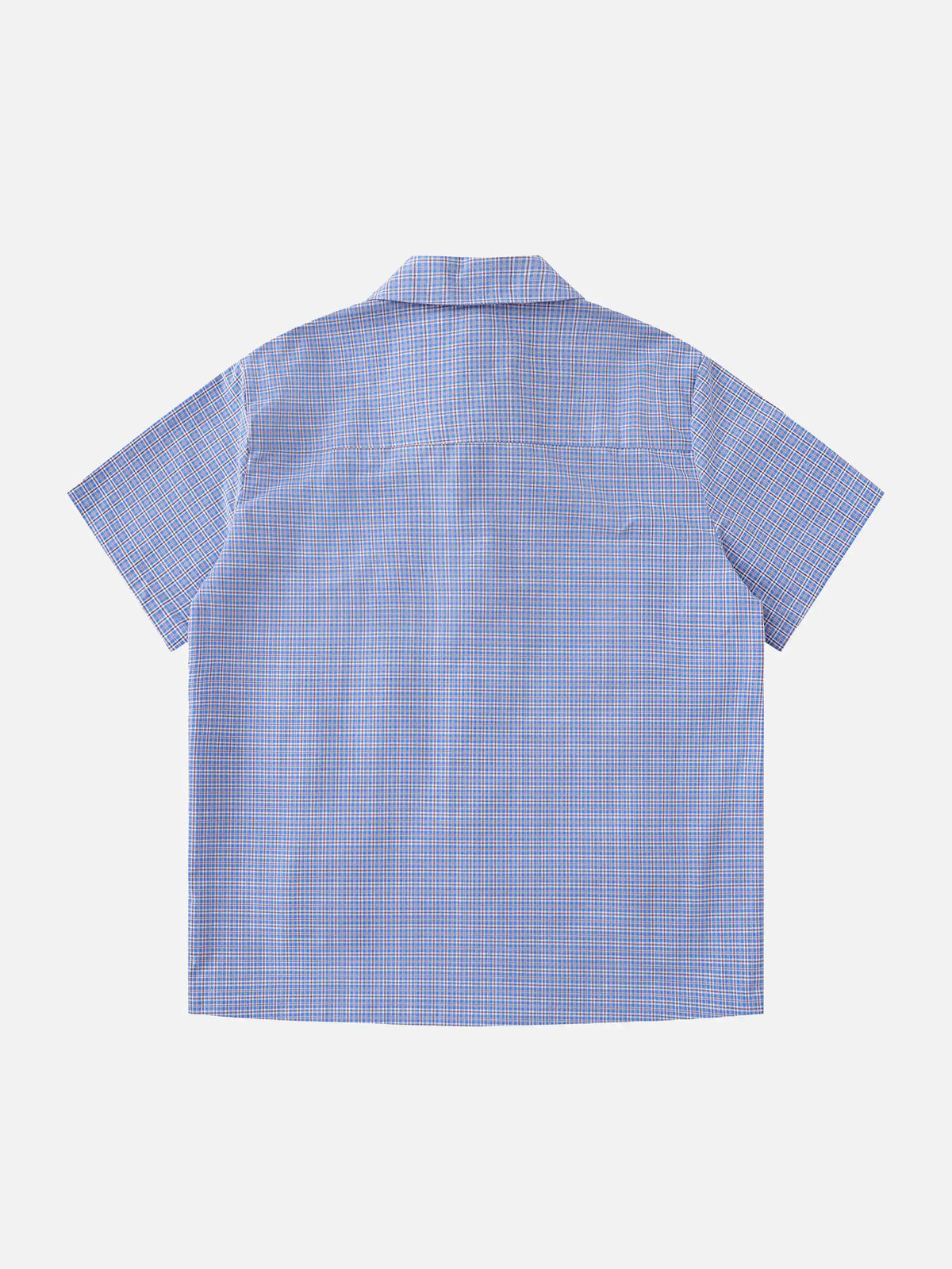 Retro Plaid Short-sleeve Shirt