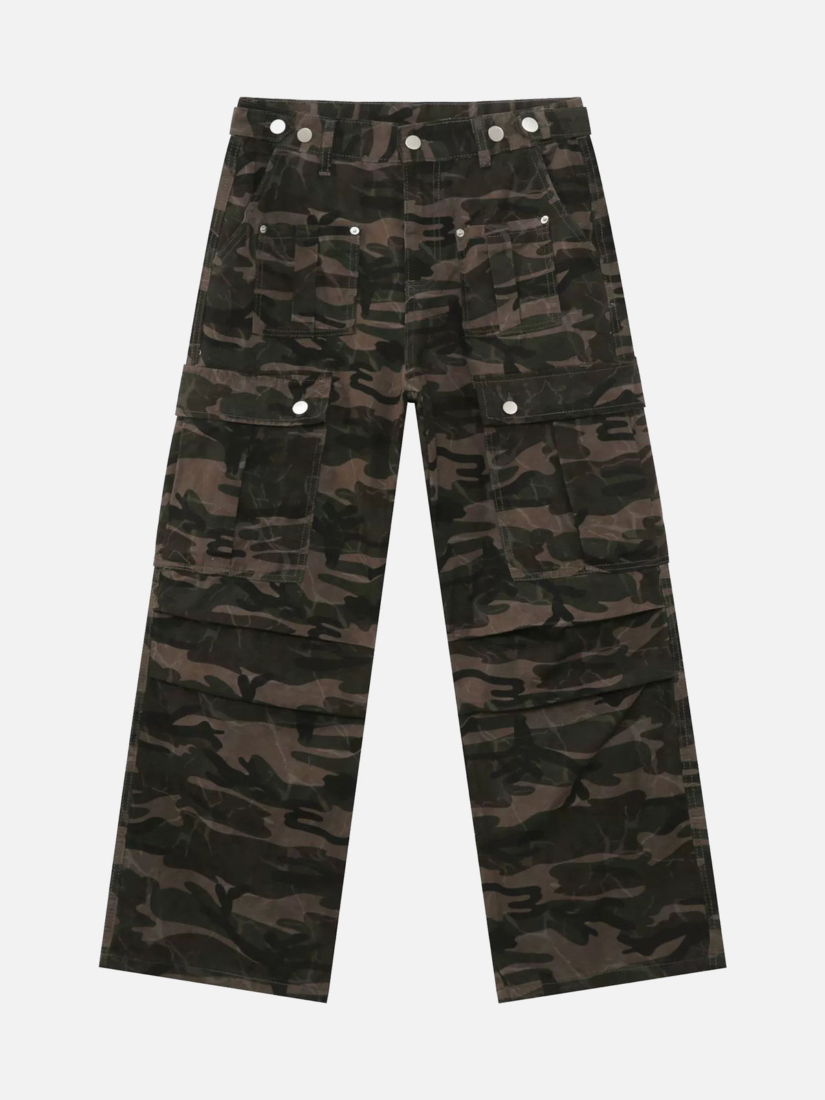 American Retro Multi-pocket Cargo Pants