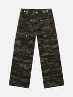 American Retro Multi-pocket Cargo Pants