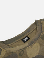 American Retro Camouflage Print Long-sleeve T-shirt