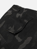 High-street Camouflage Cargo Denim Capris