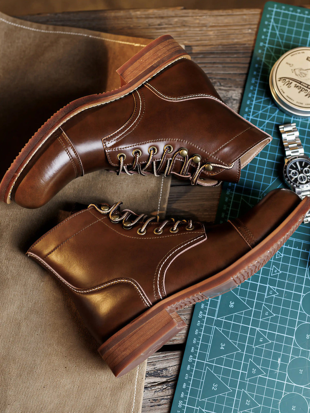 Americana-style Vintage American-retro Combat Boots