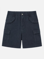 Retro Americana-style Military Multi-pocket Cargo Shorts