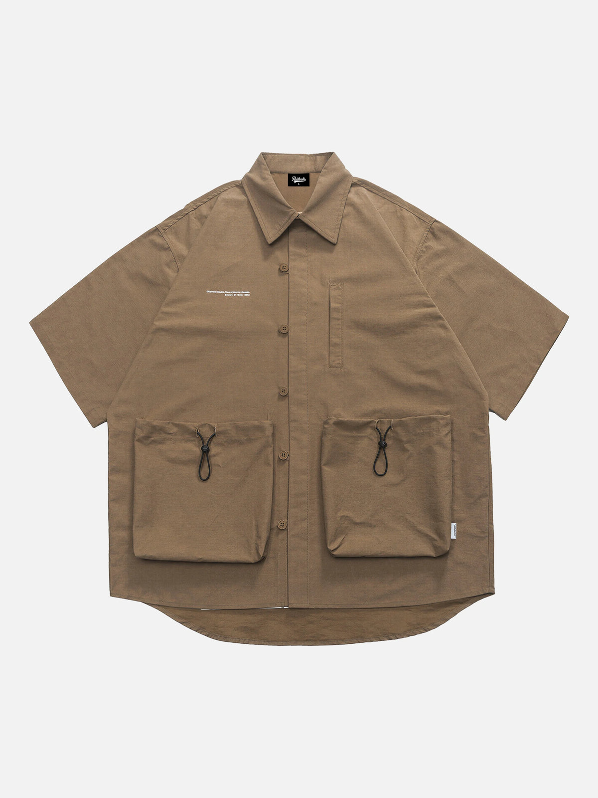 Outdoor Functional-fit Multi-pocket Short-sleeve Cargo Shirt