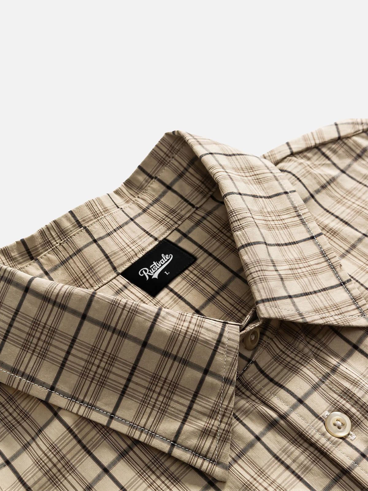 Oversized Plaid Short-sleeve Work Shirt